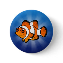 Cartoon Clownfish Pin