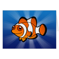 Cartoon Clownfish Cards