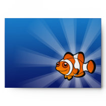 Cartoon Clownfish Envelope