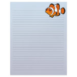 Cartoon Clownfish Letterhead Design