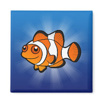 Cartoon Clownfish Magnet