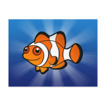Cartoon Clownfish Postcards