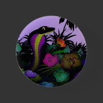 Cartoon Cobra on Island buttons