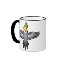 Cartoon Cockatiel Mug