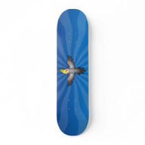 Cartoon Cockatiel Skate Boards