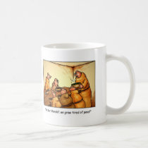 Cartoon Coffee Mug, Mendel's Peas mugs