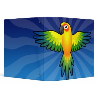 Cartoon Sun Conure Binder Cartoon Sun Conure Binder
