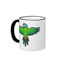Cartoon Conure / Lorikeet / Parrot Mugs