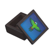 Cartoon Conure / Lorikeet / Parrot Premium Trinket Boxes