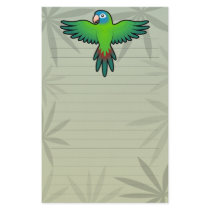 Cartoon Conure / Lorikeet / Parrot Personalized Stationery
