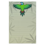 Cartoon Conure / Lorikeet / Parrot Personalized Stationery