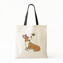 Cartoon Corgi Bee Bag