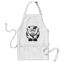 Cartoon Cow Apron