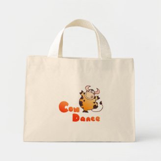 Cartoon Cow Dance Bag