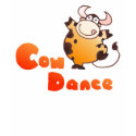 Cartoon Cow Dancer T Shirt | Cartoon Cow T Shirt shirt