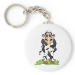 Cartoon Cow  Holstein Keychains