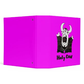 Cartoon Cow | Holy Cow Products binders