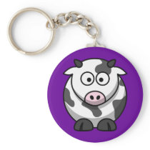 Cartoon Cow Key Chain