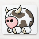 Cartoon Cow mousepads by RandomGames Cartoon Cow mousepads