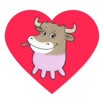 cartoon cow stickers