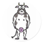 Cartoon Cow Stickers