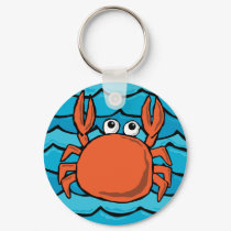 Cartoon Crab keychains by cuteforkids Cartoon Crab keychains