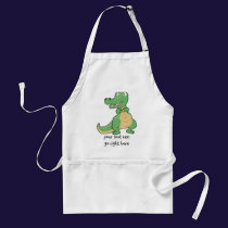 Cartoon Crocodile Apron aprons
