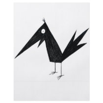 Cartoon Crow Custom Flyer