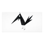 Cartoon Crow Photo Card