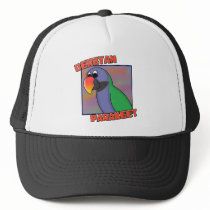Cartoon Derbyan Parakeet hats