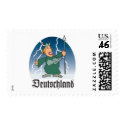 Cartoon Deustchland postage