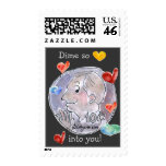 Cartoon Dime Love Postage postage