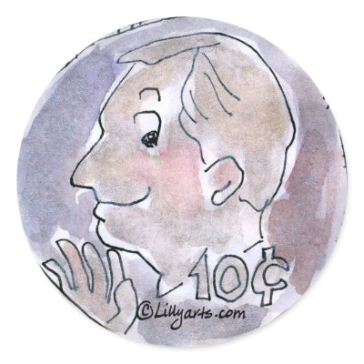 Cartoon Dime Sticker by zooogle