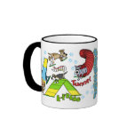 Cartoon Dog Agility Mugs