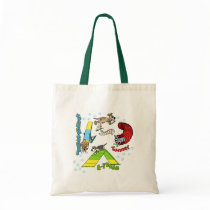 Cartoon Dog Agility Tote Bag