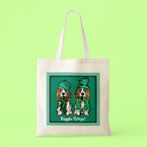 Cartoon Dog Couple Bag bags