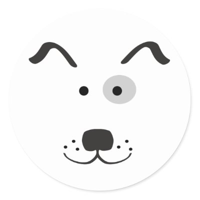 Dog Face Illustration