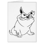 Cartoon Dog Greeting Card