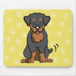 Cartoon Dog Rottweiler Mousepad
