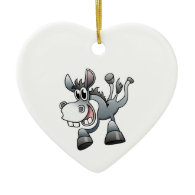 Cartoon Donkey Ornament