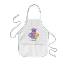 Cartoon Dragon fun add name kids apron