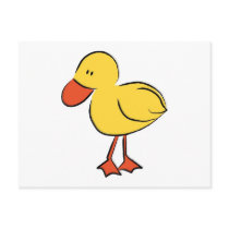 Cartoon Duckling postcards by White_Wedding Cartoon Duckling postcards