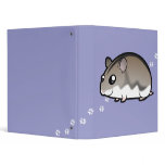 Cartoon Dwarf Hamster Vinyl Binders