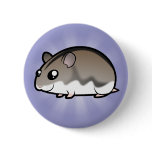 Cartoon Dwarf Hamster Pinback Button