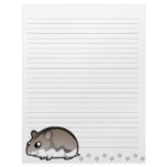 Cartoon Dwarf Hamster Personalized Letterhead
