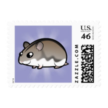 Cartoon Dwarf Hamster Stamps