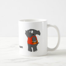 Cartoon Elephant Basketball Player Mugs