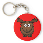 Cartoon Elk Reindeer Key Chains