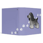 Cartoon English Cocker Spaniel binders