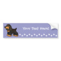 Cartoon English Cocker Spaniel bumpersticker